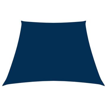 Sunshade Sail Oxford Fabric Trapezium 2/4x3 m Blue | HipoMarket