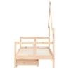 Kids Bed Frame with Drawers - Solid Pine Wood 80x160 cm