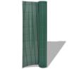 Double-Sided Garden Fence PVC 90x500 cm Green | HipoMarket