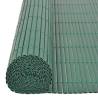 Double-Sided Garden Fence PVC 90x500 cm Green | HipoMarket