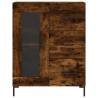 Highboard Smoked Oak 69.5x34x180 cm - Stylish Storage Solution