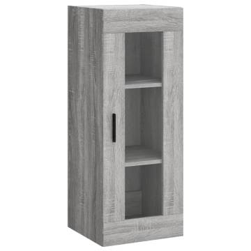 Stylish Highboard Grey Sonoma - Engineered Wood Storage