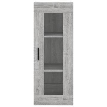 Stylish Highboard Grey Sonoma - Engineered Wood Storage