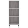 Stylish Highboard Grey Sonoma - Engineered Wood Storage