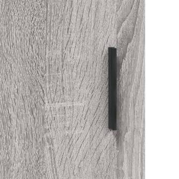 Stylish Highboard Grey Sonoma - Engineered Wood Storage