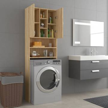 Washing Machine Cabinet Sonoma Oak - Elegant Storage Solution