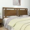 Bed Headboard Honey Brown 205.5x4x100 cm Solid Pine Wood Colour honey brown Size 205.5 x 100 cm Quantity in Package 1 