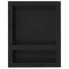 Shower Niche with 2 Compartments - Matt Black 41x51x10 cm