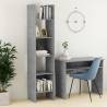 Book Cabinet Concrete Grey 40x35x180 cm Engineered Wood Colour concrete grey Quantity in Package 1 