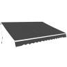 Folding Awning Manual Operated 350 cm Anthracite Colour anthracite Size 350 cm Quantity in Package 1 