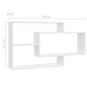 High Gloss White Wall Shelf - 104x20x58.5 cm | Hipo Market