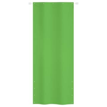 Light Green Balcony Screen 100x240 cm - Privacy & Style