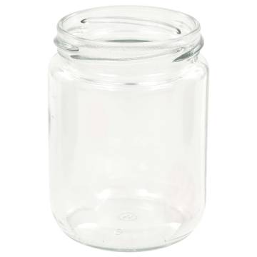 Glass Jam Jars with Lid - 96 pcs 230 ml | HipoMarket