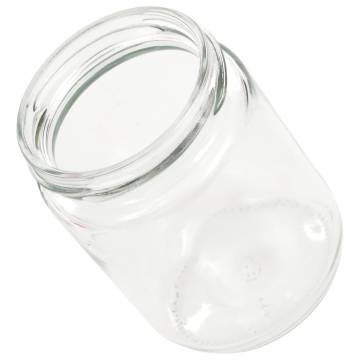 Glass Jam Jars with Lid - 96 pcs 230 ml | HipoMarket