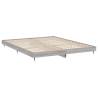 Grey Sonoma Bed Frame 120x200 cm - Durable Engineered Wood