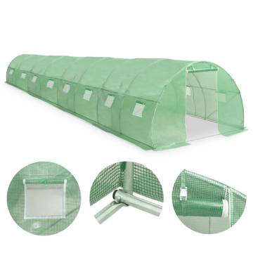 Spacious 36m² Greenhouse - Protect Your Plants | HipoMarket