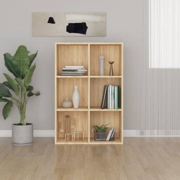 Sonoma Oak Book Cabinet & Sideboard - Stylish Storage Solution