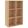 Sonoma Oak Book Cabinet & Sideboard - Stylish Storage Solution