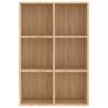 Sonoma Oak Book Cabinet & Sideboard - Stylish Storage Solution