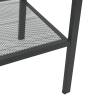 Ladder Bookcase 4 Tiers Metal Anthracite | Hipomarket