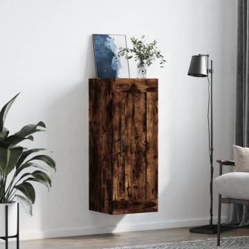 Wall Mounted Cabinet Smoked Oak - Stylish & Functional