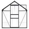 Spacious Anthracite Greenhouse with Base Frame - 8.17 m²