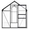 Spacious Anthracite Greenhouse with Base Frame - 8.17 m²