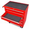 Workshop Tool Trolley - 5 Drawers Red | Hipomarket