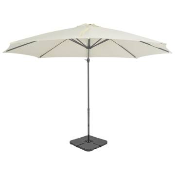 Outdoor Umbrella with Portable Base Sand - HipoMarket UK