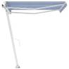 Freestanding Manual Retractable Awning 350x250 cm - Blue/White