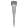 Ground Spikes Set - 6 Pcs Galvanised Steel | Hipomarket