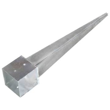 Ground Spikes Set - 6 Pcs Galvanised Steel | Hipomarket