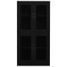 Office Cabinet Black 90x40x180 cm - Stylish & Secure Storage