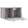 Wall Cabinet Grey Sonoma 60x36.5cm - Stylish Storage Solution