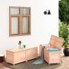 Outdoor Cushion Box 200x50x56 cm Solid Wood Fir Colour natural Size 200 x 50 x 56 cm 