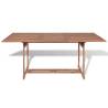 Garden Table 180x90 cm | Durable Teak Wood Outdoor Furniture