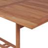 Garden Table 180x90 cm | Durable Teak Wood Outdoor Furniture