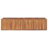 Garden Raised Bed 200x50x50 cm Solid Teak Wood | Hipomarket