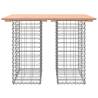 Garden Bench Gabion Design - Solid Wood Douglas | HipoMarket