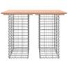 Garden Bench Gabion Design - Solid Wood Douglas | HipoMarket