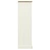 VIGO White Bookcase 90x35x114.5 cm Solid Pine Wood | Hipomarket