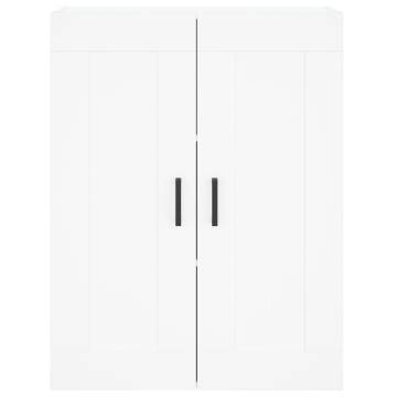 Stylish Highboard White 69.5x34x180 cm | Hipomarket