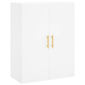 Stylish Highboard White 69.5x34x180 cm - Durable Storage Solution