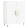 Stylish Highboard White 69.5x34x180 cm - Durable Storage Solution