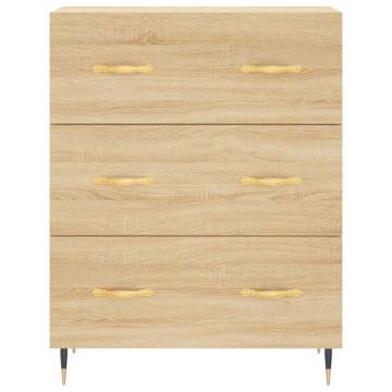 Highboard Sonoma Oak - Stylish Engineered Wood Storage Solution