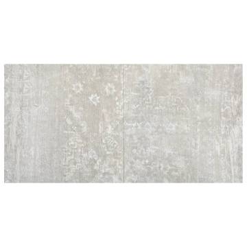 Self-Adhesive Flooring Planks - Light Grey, 5.11 m² (55 pcs)