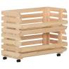 Vegetable Trolley - Solid Pinewood Kitchen Cart | HipoMarket