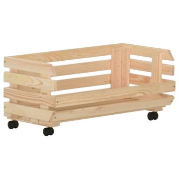 Vegetable Trolley - Solid Pinewood Kitchen Cart | HipoMarket