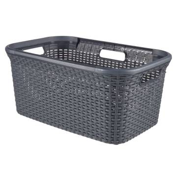 Curver Laundry Basket 45L Anthracite - Stylish & Durable