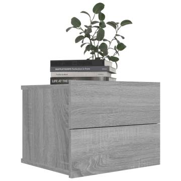 Grey Sonoma Bedside Cabinets - 2 pcs | HipoMarket